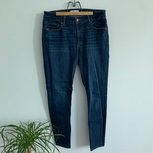 Ann Taylor Loft - Skinny Crop Dark Wash Jeans